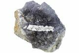 Purple, Cubic Fluorite Crystal Cluster - Pakistan #221252-3
